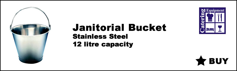 Stainless Steel Janitorial Bucket